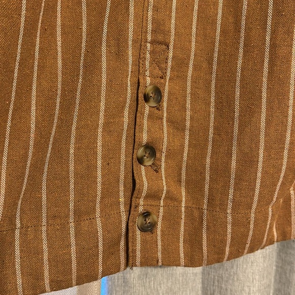 Free People Twill Cotton Herringbone Slouchy Blazer | Women’s Small - Picture 7 of 8